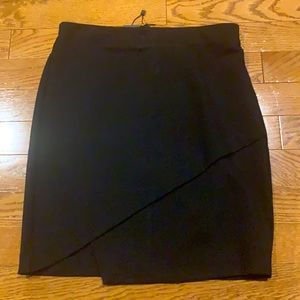 Dynamite Black Asymetric Skirt